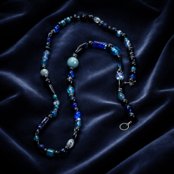 Blue necklace
