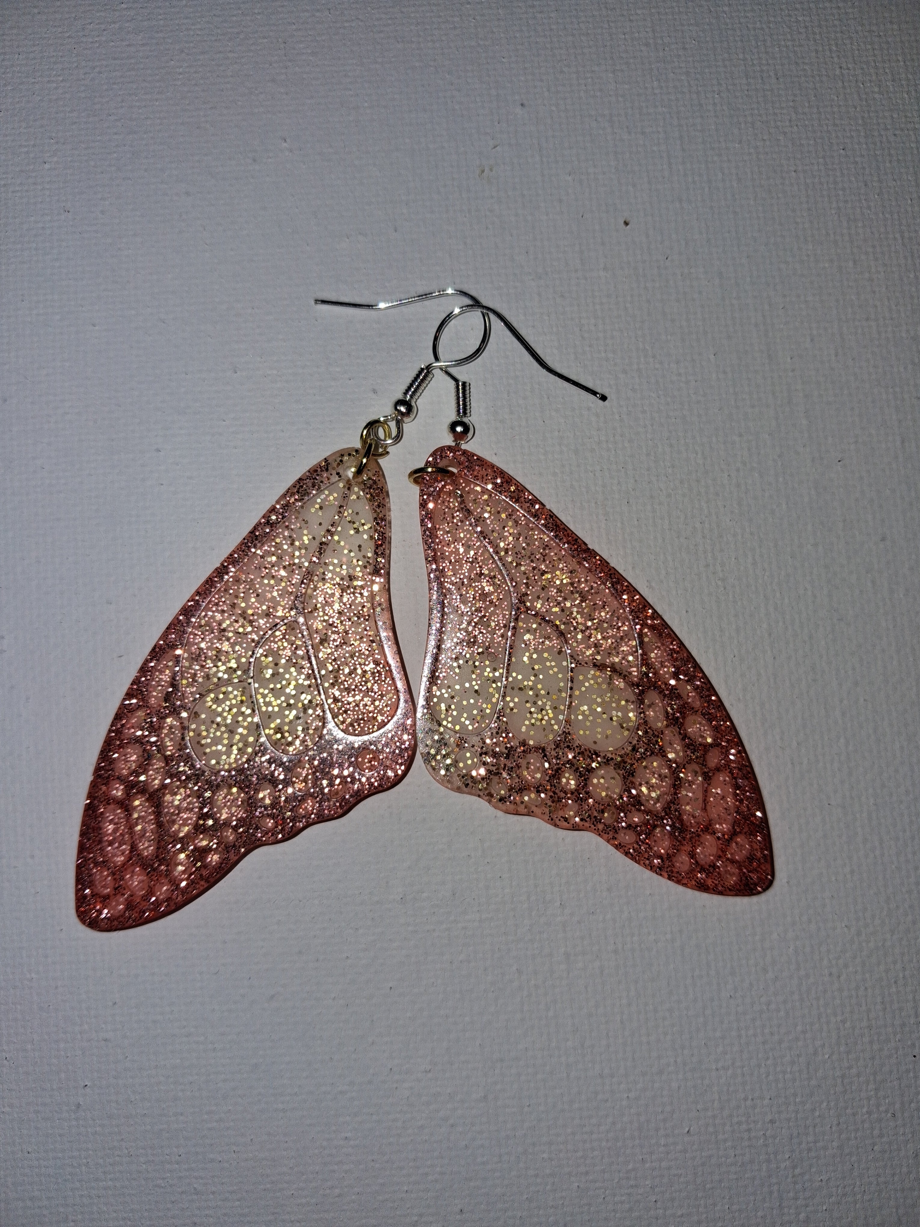 Pink Butterfly Erarrings