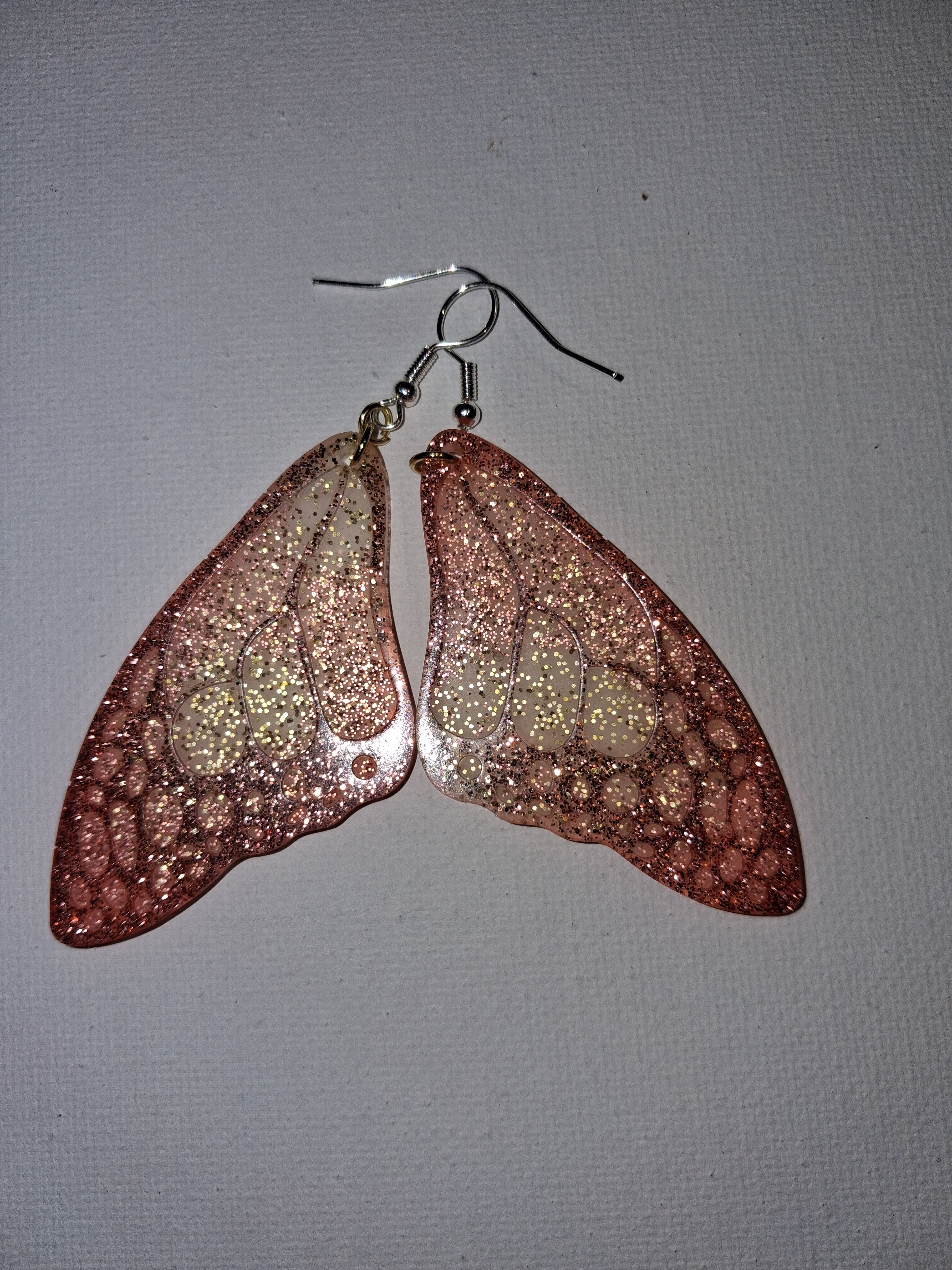 Pink Butterfly Erarrings