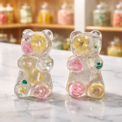 Flower Gummy Bears Earring