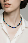 Blue necklace