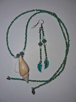 Shell jewelry set