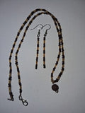 Brown and Gold Jewelry set